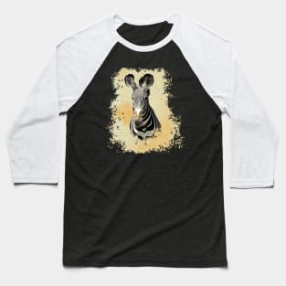 Zebra - Kenya / Africa Baseball T-Shirt